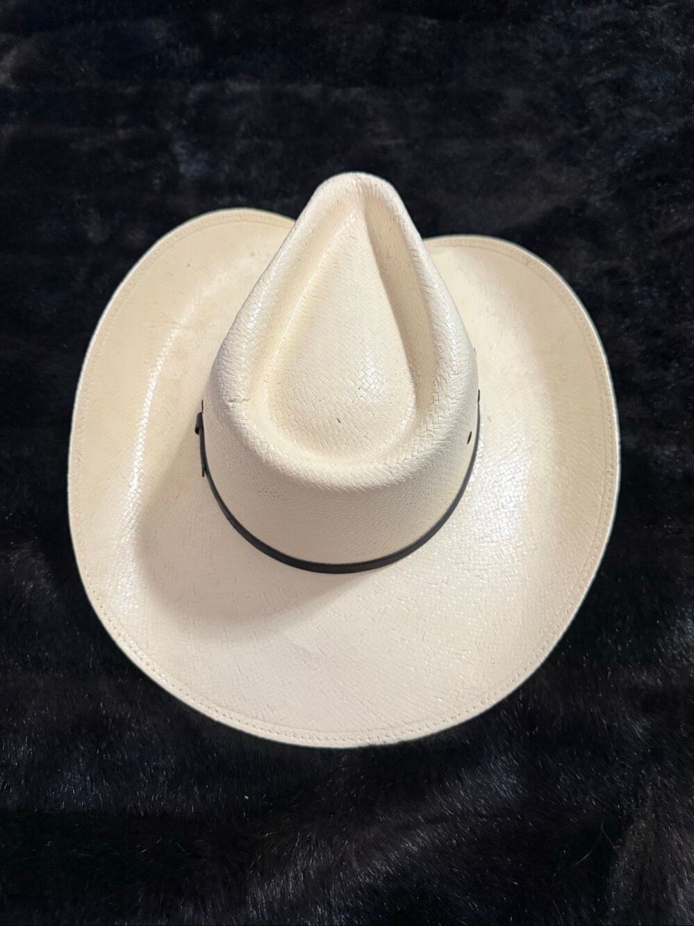 Charlie 1 Horse 7x Genuine Shantung Panama Hat Cowboy Western 7 1/8